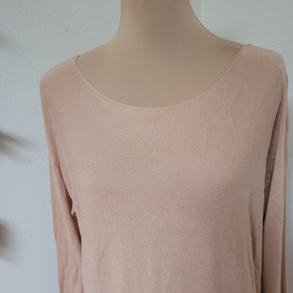 Vince Slit Back Tie Cashmere Blend Sweater - Picture 5 of 7